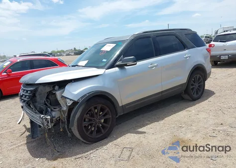 2017 Ford Explorer Xlt z USA, uszkodzony, nr VIN 1FM5K7D86HGA12452